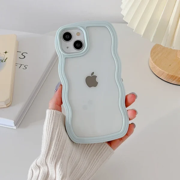 Soft Wavy Lines Phone Case For iphone 15 11 12 13 14 Pro Max XS - Image 5