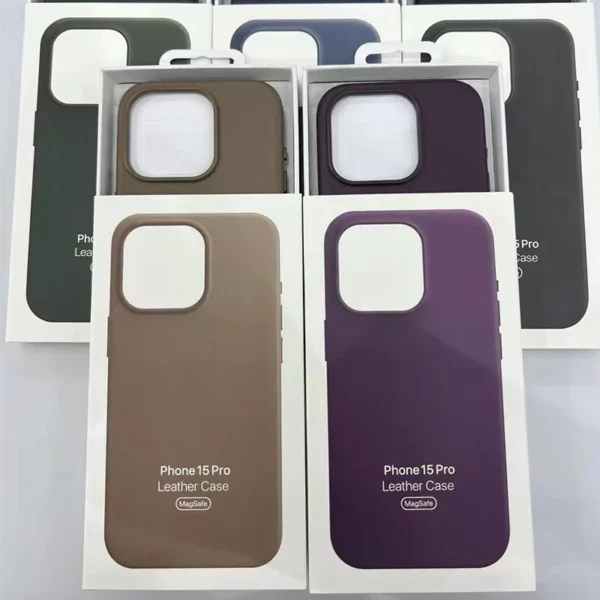 iPhone 15 Leather Case