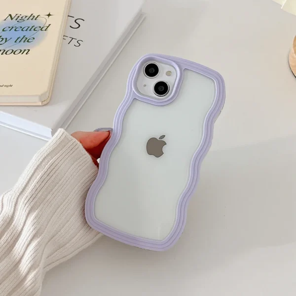 Soft Wavy Lines Phone Case For iphone 15 11 12 13 14 Pro Max XS - Image 8