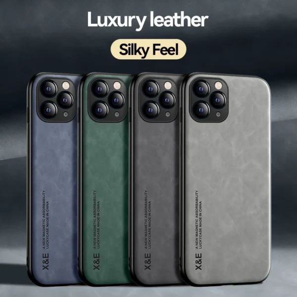 Luxury Leather Case For iPhone 15 14 13 12 11 Pro Max Mini XR XS Max 8 7 15 Plus SE Cover - Image 5