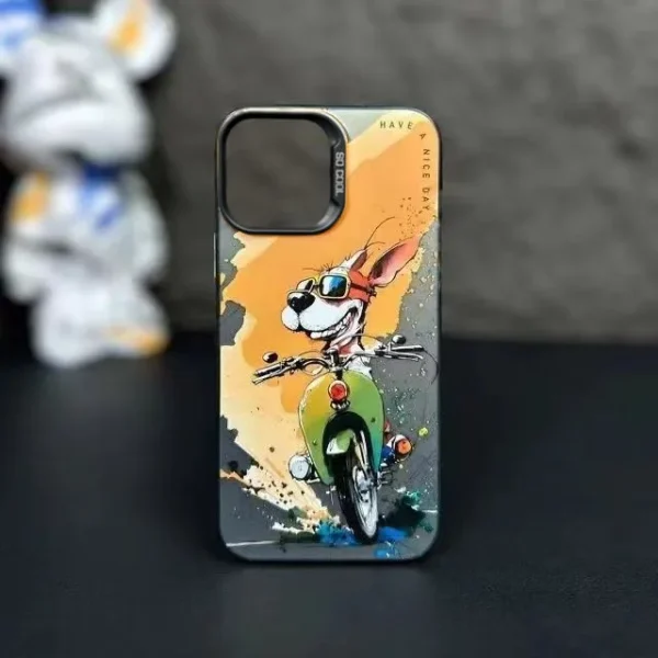 Mad Dog biker iPhone Case