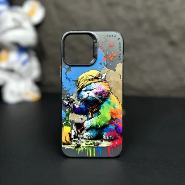 Colorful Cat iPhone Case