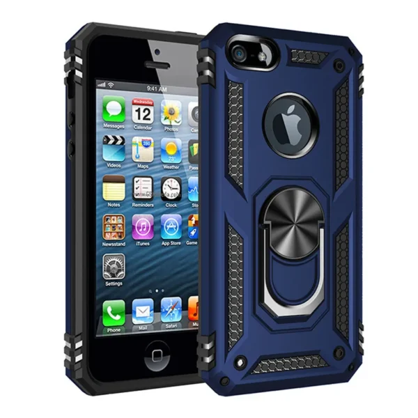 Heavy Duty case For iPhone | Case Magnet Ring Cover For iPhone Silicone Cover - Image 8