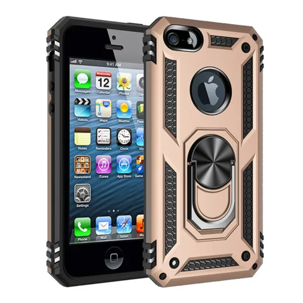 Heavy Duty case For iPhone | Case Magnet Ring Cover For iPhone Silicone Cover - Image 11