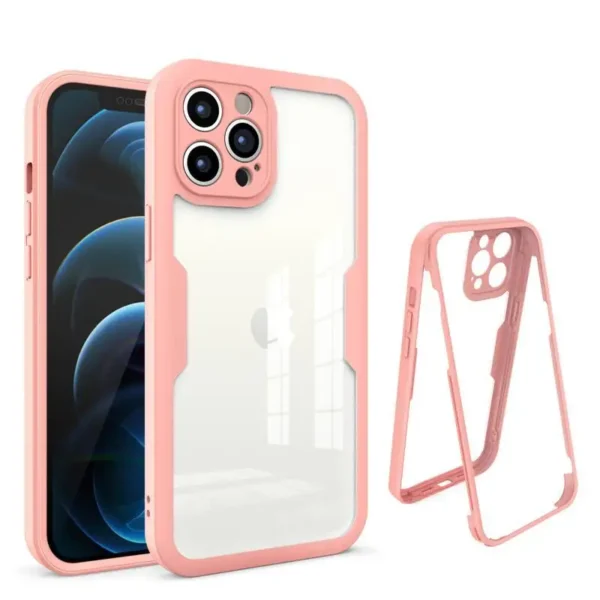 360 Full Cover Silicon Case For iPhone 15 13 11 12 14 Pro Max X XS 7 8 Plus SE 2020 2022 With Screen Protector Shockproof Cover - Image 9