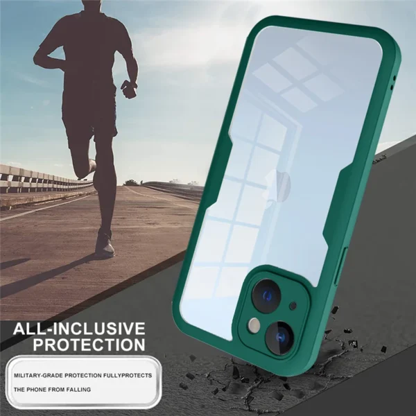 360 Full Cover Silicon Case For iPhone 15 13 11 12 14 Pro Max X XS 7 8 Plus SE 2020 2022 With Screen Protector Shockproof Cover - Image 5