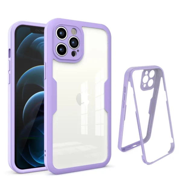 360 Full Cover Silicon Case For iPhone 15 13 11 12 14 Pro Max X XS 7 8 Plus SE 2020 2022 With Screen Protector Shockproof Cover - Image 8