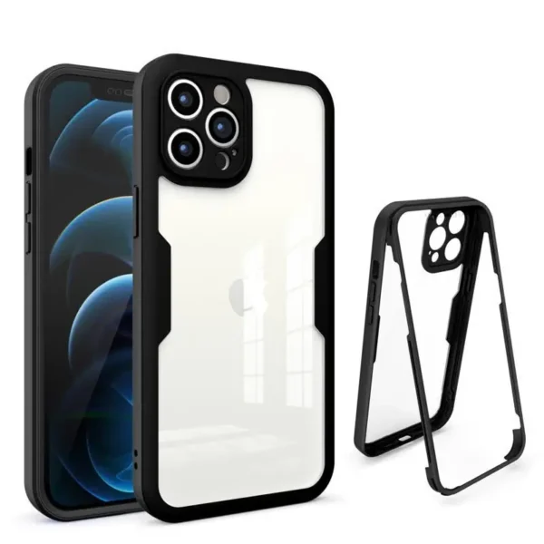 360 Full Cover Silicon Case For iPhone 15 13 11 12 14 Pro Max X XS 7 8 Plus SE 2020 2022 With Screen Protector Shockproof Cover - Image 12